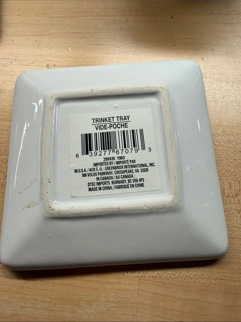 Future Mrs. Ceramic Trinket Dish - White with Pink Lettering